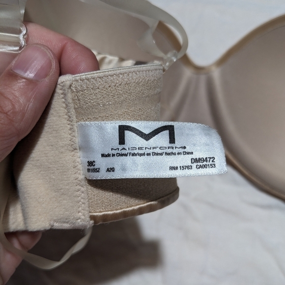 Maidenform Full Coverage Strapless Underwire Bra Sz 36C - Picture 5 of 6